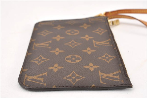 Authentic Louis Vuitton Monogram Neverfull Pouch Purse Clutch Bag LV 6483F