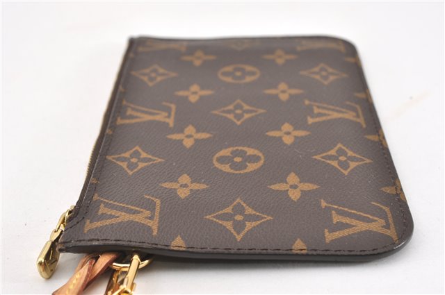 Authentic Louis Vuitton Monogram Neverfull Pouch Purse Clutch Bag LV 6483F
