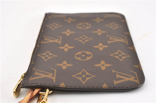 Authentic Louis Vuitton Monogram Neverfull Pouch Purse Clutch Bag LV 6483F
