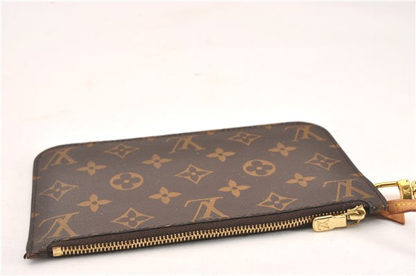 Authentic Louis Vuitton Monogram Neverfull Pouch Purse Clutch Bag LV 6483F