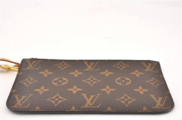 Authentic Louis Vuitton Monogram Neverfull Pouch Purse Clutch Bag LV 6483F