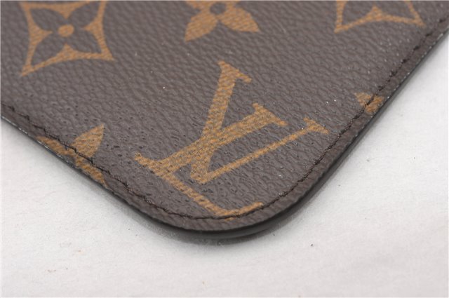 Authentic Louis Vuitton Monogram Neverfull Pouch Purse Clutch Bag LV 6483F