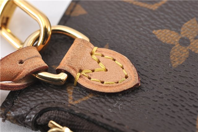 Authentic Louis Vuitton Monogram Neverfull Pouch Purse Clutch Bag LV 6483F