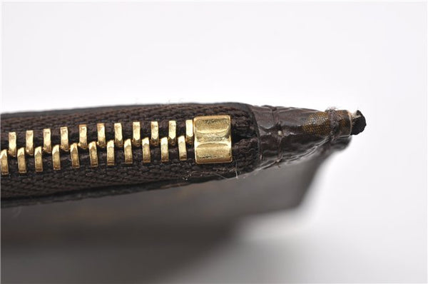 Authentic Louis Vuitton Monogram Neverfull Pouch Purse Clutch Bag LV 6483F