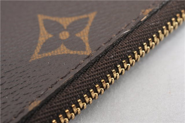 Authentic Louis Vuitton Monogram Neverfull Pouch Purse Clutch Bag LV 6483F