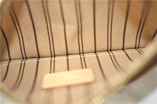 Authentic Louis Vuitton Monogram Neverfull Pouch Purse Clutch Bag LV 6483F