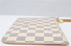 Authentic Louis Vuitton Damier Azur Neverfull Pouch Purse Clutch LV 6485F