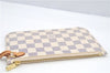 Authentic Louis Vuitton Damier Azur Neverfull Pouch Purse Clutch LV 6485F
