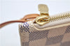 Authentic Louis Vuitton Damier Azur Neverfull Pouch Purse Clutch LV 6485F