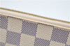 Authentic Louis Vuitton Damier Azur Neverfull Pouch Purse Clutch LV 6485F