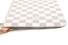 Authentic Louis Vuitton Damier Azur Neverfull Pouch Purse Clutch LV 6486F