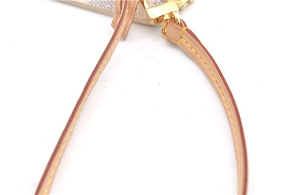 Authentic Louis Vuitton Damier Azur Neverfull Pouch Purse Clutch LV 6486F