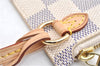 Authentic Louis Vuitton Damier Azur Neverfull Pouch Purse Clutch LV 6486F