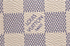 Authentic Louis Vuitton Damier Azur Neverfull Pouch Purse Clutch LV 6486F