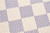 Authentic Louis Vuitton Damier Azur Neverfull Pouch Purse Clutch LV 6486F