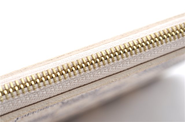 Authentic Louis Vuitton Damier Azur Neverfull Pouch Purse Clutch LV 6486F