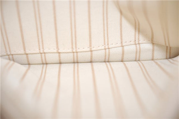 Authentic Louis Vuitton Damier Azur Neverfull Pouch Purse Clutch LV 6486F