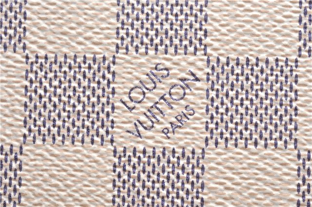 Authentic Louis Vuitton Damier Azur Neverfull Pouch Purse Clutch LV 6487F