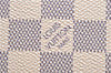 Authentic Louis Vuitton Damier Azur Neverfull Pouch Purse Clutch LV 6487F