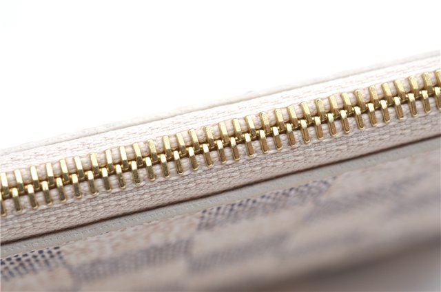 Authentic Louis Vuitton Damier Azur Neverfull Pouch Purse Clutch LV 6487F