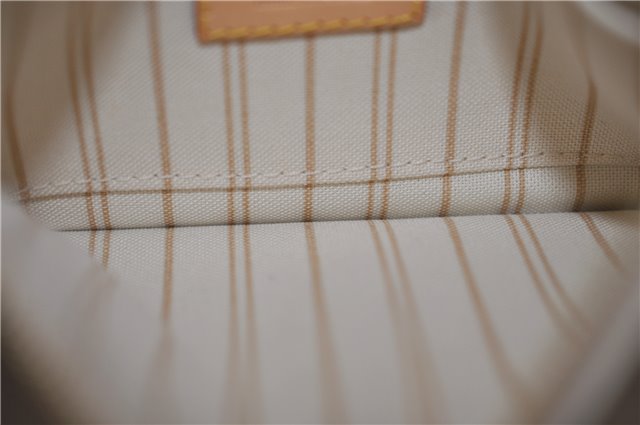 Authentic Louis Vuitton Damier Azur Neverfull Pouch Purse Clutch LV 6487F