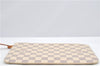 Authentic Louis Vuitton Damier Azur Neverfull Pouch Purse Clutch LV 6488F