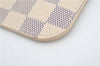 Authentic Louis Vuitton Damier Azur Neverfull Pouch Purse Clutch LV 6488F