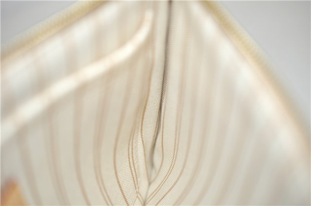 Authentic Louis Vuitton Damier Azur Neverfull Pouch Purse Clutch LV 6488F