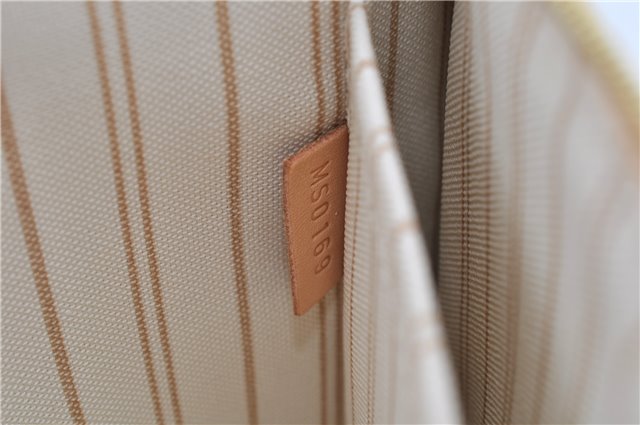 Authentic Louis Vuitton Damier Azur Neverfull Pouch Purse Clutch LV 6488F