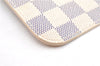 Authentic Louis Vuitton Damier Azur Neverfull Pouch Purse Clutch LV 6489F