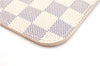 Authentic Louis Vuitton Damier Azur Neverfull Pouch Purse Clutch LV 6489F