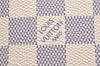 Authentic Louis Vuitton Damier Azur Neverfull Pouch Purse Clutch LV 6489F