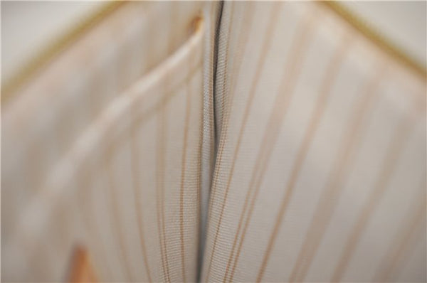 Authentic Louis Vuitton Damier Azur Neverfull Pouch Purse Clutch LV 6489F