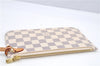 Authentic Louis Vuitton Damier Azur Neverfull Pouch Purse Clutch LV 6490F