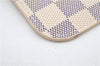 Authentic Louis Vuitton Damier Azur Neverfull Pouch Purse Clutch LV 6490F