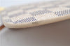 Authentic Louis Vuitton Damier Azur Neverfull Pouch Purse Clutch LV 6490F