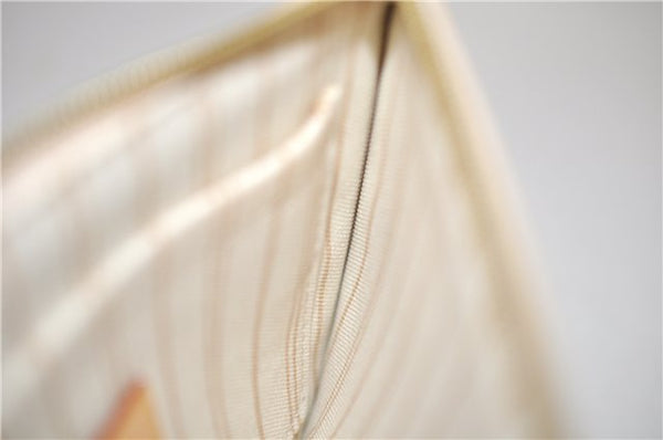 Authentic Louis Vuitton Damier Azur Neverfull Pouch Purse Clutch LV 6490F