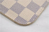 Authentic Louis Vuitton Damier Azur Neverfull Pouch Purse Clutch LV 6491F