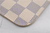 Authentic Louis Vuitton Damier Azur Neverfull Pouch Purse Clutch LV 6491F