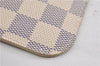 Authentic Louis Vuitton Damier Azur Neverfull Pouch Purse Clutch LV 6491F