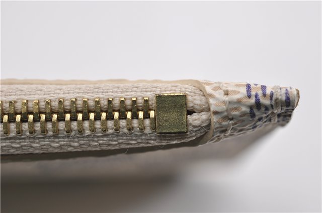 Authentic Louis Vuitton Damier Azur Neverfull Pouch Purse Clutch LV 6491F