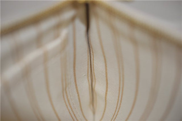 Authentic Louis Vuitton Damier Azur Neverfull Pouch Purse Clutch LV 6491F