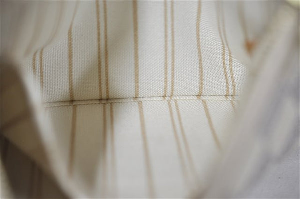 Authentic Louis Vuitton Damier Azur Neverfull Pouch Purse Clutch LV 6491F