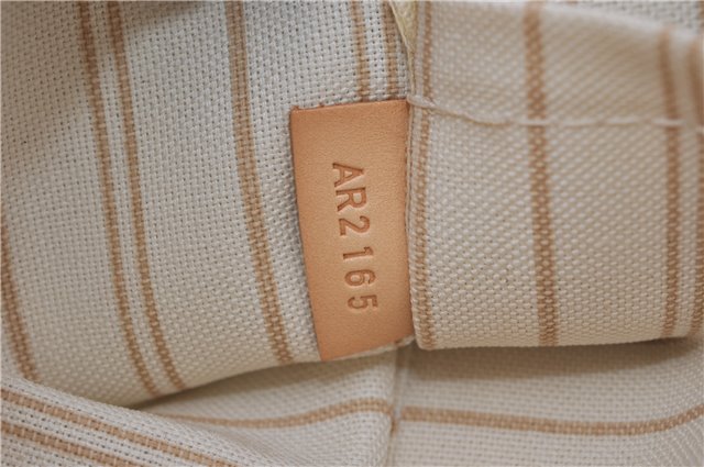 Authentic Louis Vuitton Damier Azur Neverfull Pouch Purse Clutch LV 6491F