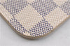 Authentic Louis Vuitton Damier Azur Neverfull Pouch Purse Clutch LV 6492F