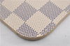 Authentic Louis Vuitton Damier Azur Neverfull Pouch Purse Clutch LV 6492F