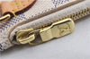 Authentic Louis Vuitton Damier Azur Neverfull Pouch Purse Clutch LV 6492F