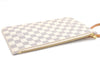 Authentic Louis Vuitton Damier Azur Neverfull Pouch Purse Clutch LV 6493F
