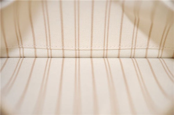 Authentic Louis Vuitton Damier Azur Neverfull Pouch Purse Clutch LV 6493F