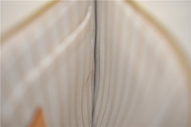 Authentic Louis Vuitton Damier Azur Neverfull Pouch Purse Clutch LV 6493F